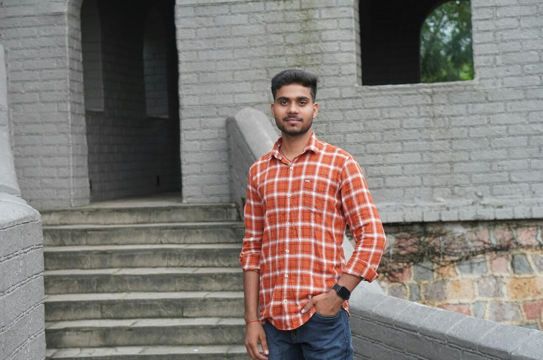 Portrait of a smiling man in casual shirt